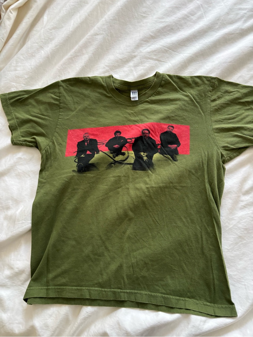 Men's vintage 2005 Cold Play Tee Shirt Twisted Logic Tour